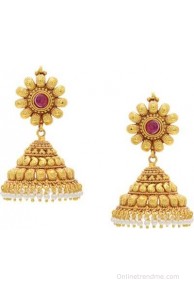 Prisha Aashiqui 2 Pearl Alloy Jhumki Earring
